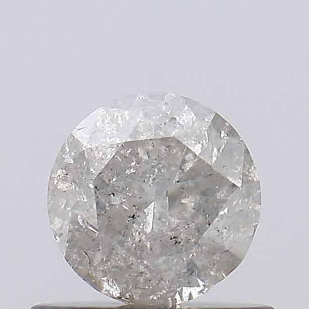 Loose Diamond - ROUND 0.58ct Salt and Pepper I3: Loose Diamond - ROUND 0.58ct Salt and Pepper I3 Source: Natural Shape: ROUND Carats: 0.58 Color: Salt and Pepper Certification: NONE Video: