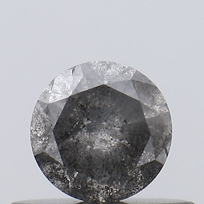 Loose Diamond - ROUND 0.39ct Salt and Pepper I3: Loose Diamond - ROUND 0.39ct Salt and Pepper I3 Source: Natural Shape: ROUND Carats: 0.39 Color: Salt and Pepper Certification: NONE Video: