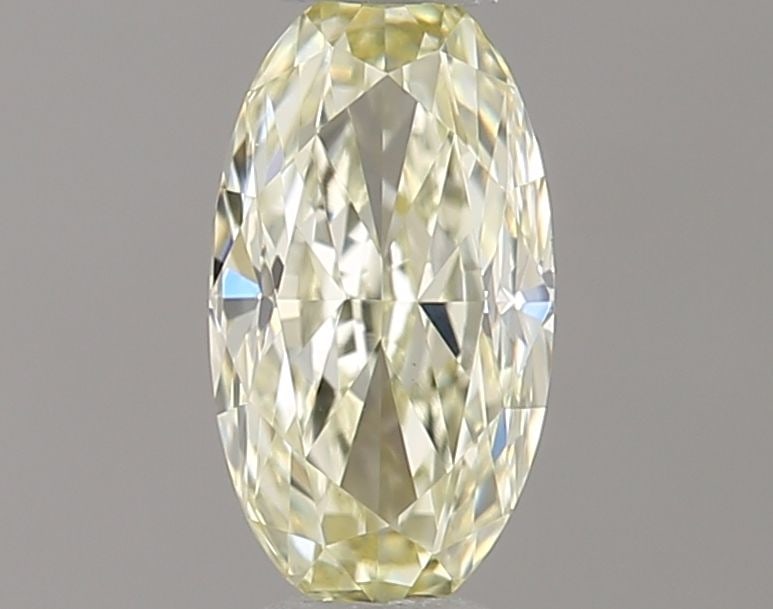 Loose Diamond - OVAL 0.33ct Fancy Light Yellow VVS2: Loose Diamond - OVAL 0.33ct Fancy Light Yellow VVS2 Source: Natural Shape: OVAL Carats: 0.33 Color: Fancy Light Yellow Certification: NONE Video: