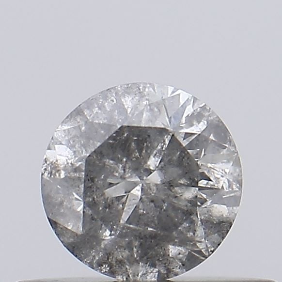 Loose Diamond - ROUND 0.32ct Salt and Pepper I3: Loose Diamond - ROUND 0.32ct Salt and Pepper I3 Source: Natural Shape: ROUND Carats: 0.32 Color: Salt and Pepper Certification: NONE Video: