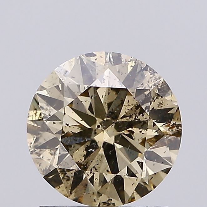 Loose Diamond - ROUND 1.0ct Fancy Brown I1: Loose Diamond - ROUND 1.0ct Fancy Brown I1 Source: Natural Shape: ROUND Carats: 1.0 Color: Fancy Brown Certification: NONE Video: