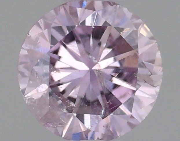 Loose Diamond - ROUND 0.25ct Fancy Purple Pink I2: Loose Diamond - ROUND 0.25ct Fancy Purple Pink I2 Source: Natural Shape: ROUND Carats: 0.25 Color: Fancy Purple Pink Certification: GIA Video: