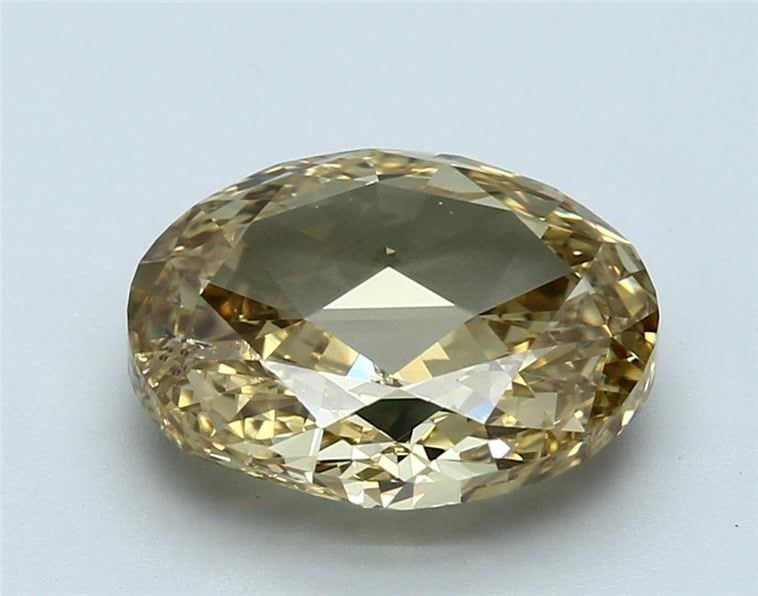 Loose Diamond - OVAL 5.03ct Fancy Deep Brownish Yellow SI2: Loose Diamond - OVAL 5.03ct Fancy Deep Brownish Yellow SI2 Source: Natural Shape: OVAL Carats: 5.03 Color: Fancy Deep Brownish Yellow Certification: GIA Video: