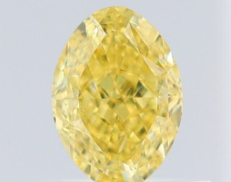 Loose Diamond - OVAL 0.6ct Fancy Intense Yellow VVS1: Loose Diamond - OVAL 0.6ct Fancy Intense Yellow VVS1 Source: Natural Shape: OVAL Carats: 0.6 Color: Fancy Intense Yellow Certification: GIA Video: