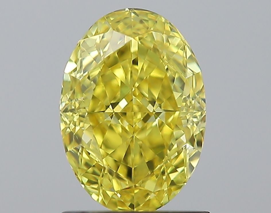 Loose Diamond - OVAL 1.29ct Fancy Vivid Yellow VVS2: Loose Diamond - OVAL 1.29ct Fancy Vivid Yellow VVS2 Source: Natural Shape: OVAL Carats: 1.29 Color: Fancy Vivid Yellow Certification: GIA Video: