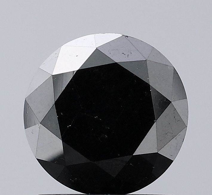 Loose Diamond - ROUND 1.7ct Black VVS2: Loose Diamond - ROUND 1.7ct Black VVS2 Source: Natural Shape: ROUND Carats: 1.7 Color: Black Certification: NONE Video: