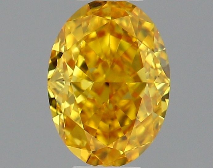 Loose Diamond - OVAL 0.25ct Fancy Vivid Orangey Yellow VS2 (1 of 1)