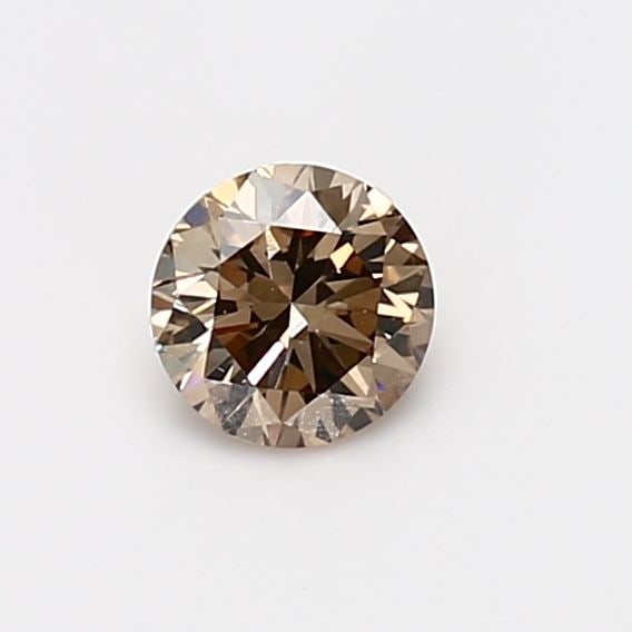 Loose Diamond - ROUND 0.46ct Fancy Yellowish Brown VVS1: Loose Diamond - ROUND 0.46ct Fancy Yellowish Brown VVS1 Source: Natural Shape: ROUND Carats: 0.46 Color: Fancy Yellowish Brown Certification: GIA Video: