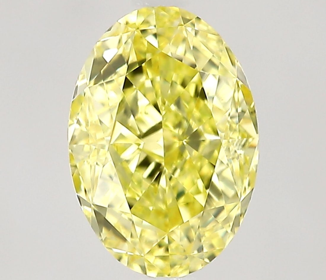 Loose Diamond - OVAL 0.9ct Fancy Intense Yellow VS1: Loose Diamond - OVAL 0.9ct Fancy Intense Yellow VS1 Source: Natural Shape: OVAL Carats: 0.9 Color: Fancy Intense Yellow Certification: GIA Video: