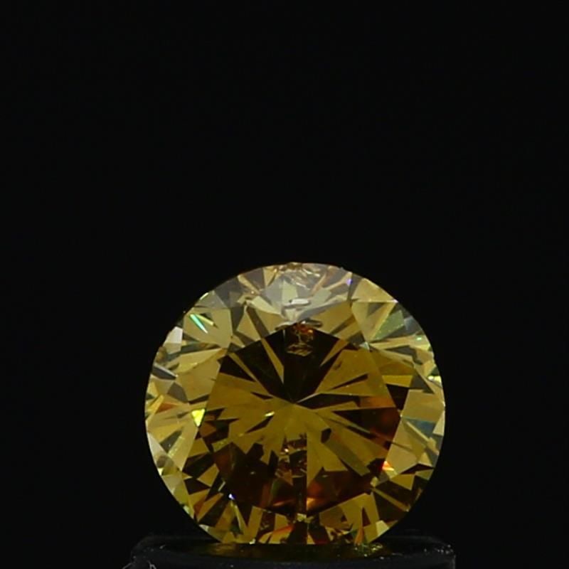 Loose Diamond - ROUND 0.65ct Fancy Deep Brownish Yellow: Loose Diamond - ROUND 0.65ct Fancy Deep Brownish Yellow Source: Natural Shape: ROUND Carats: 0.65 Color: Fancy Deep Brownish Yellow Certification: GIA Video: