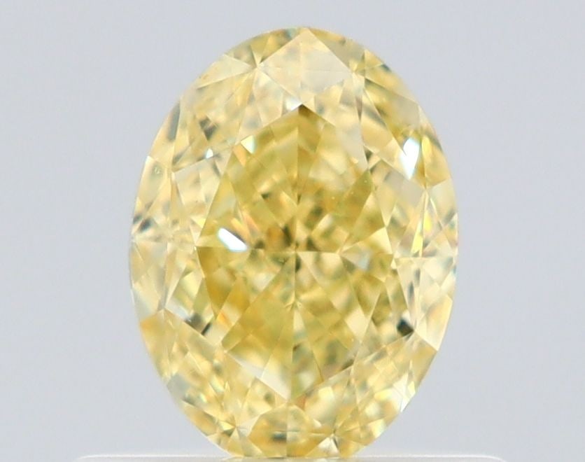 Loose Diamond - OVAL 0.57ct Fancy Intense Yellow VS1: Loose Diamond - OVAL 0.57ct Fancy Intense Yellow VS1 Source: Natural Shape: OVAL Carats: 0.57 Color: Fancy Intense Yellow Certification: GIA Video: