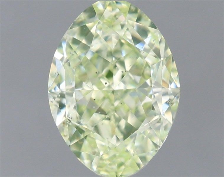Loose Diamond - OVAL 1.01ct Fancy Yellow Green SI2: Loose Diamond - OVAL 1.01ct Fancy Yellow Green SI2 Source: Natural Shape: OVAL Carats: 1.01 Color: Fancy Yellow Green Certification: GIA Video: