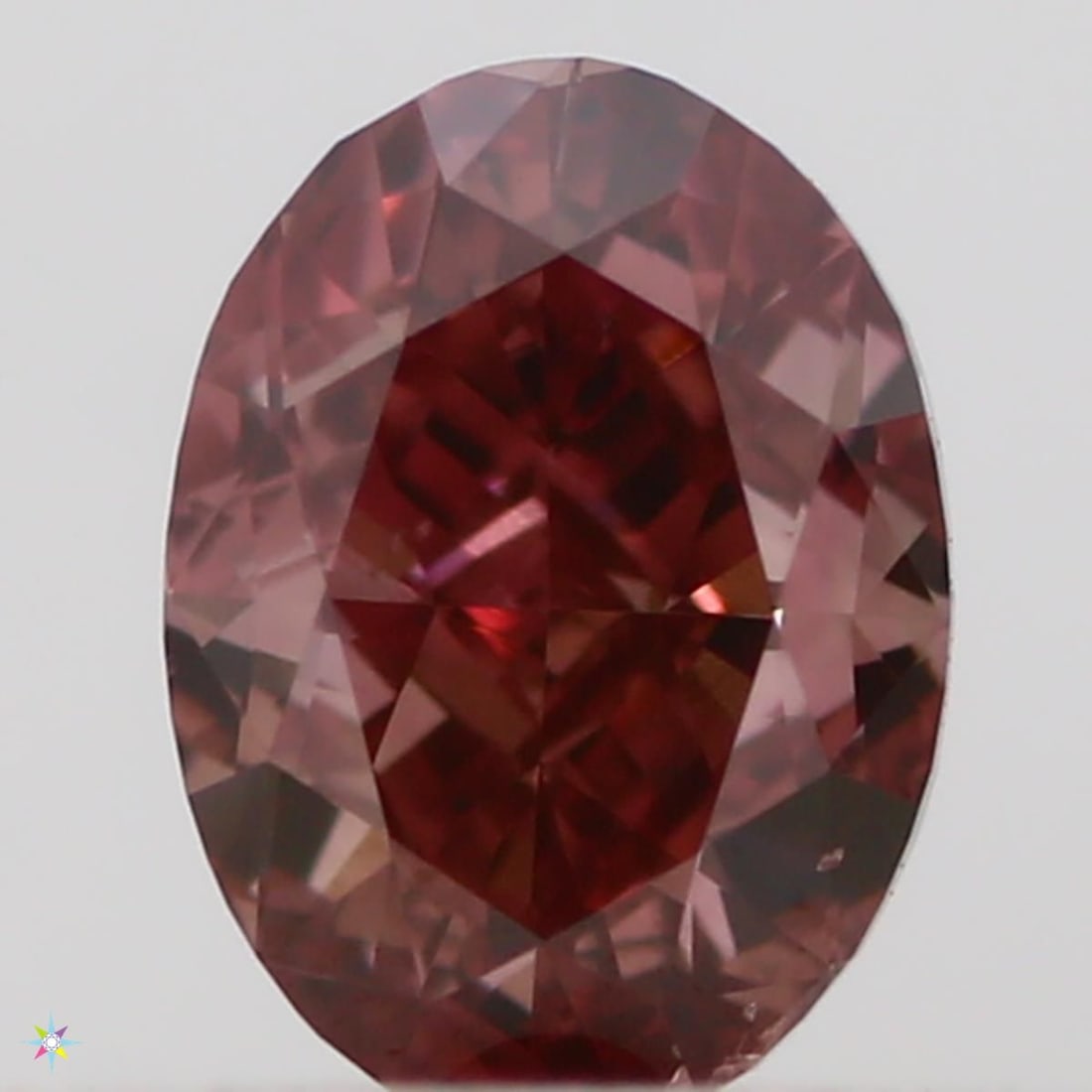 Loose Diamond - OVAL 0.25ct Fancy Deep Orangey Pink SI2 (1 of 1)