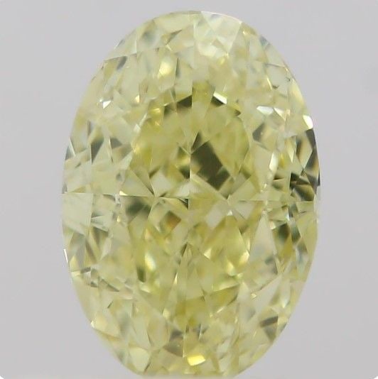 Loose Diamond - OVAL 0.5ct Fancy Yellow VS2: Loose Diamond - OVAL 0.5ct Fancy Yellow VS2 Source: Natural Shape: OVAL Carats: 0.5 Color: Fancy Yellow Certification: GIA Video:
