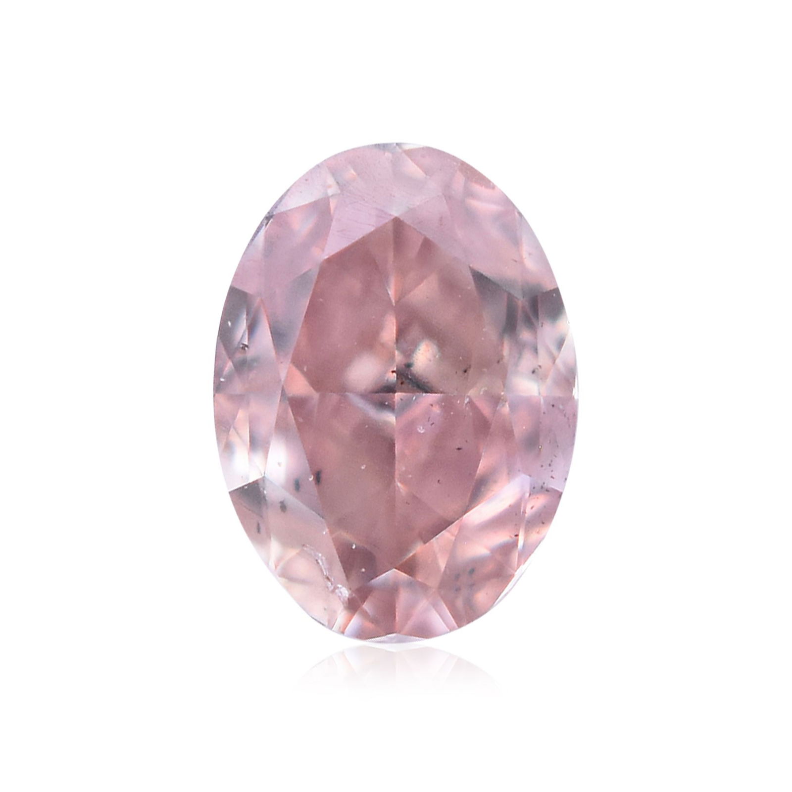 Loose Diamond - OVAL 0.13ct Fancy Orangey Pink (1 of 1)