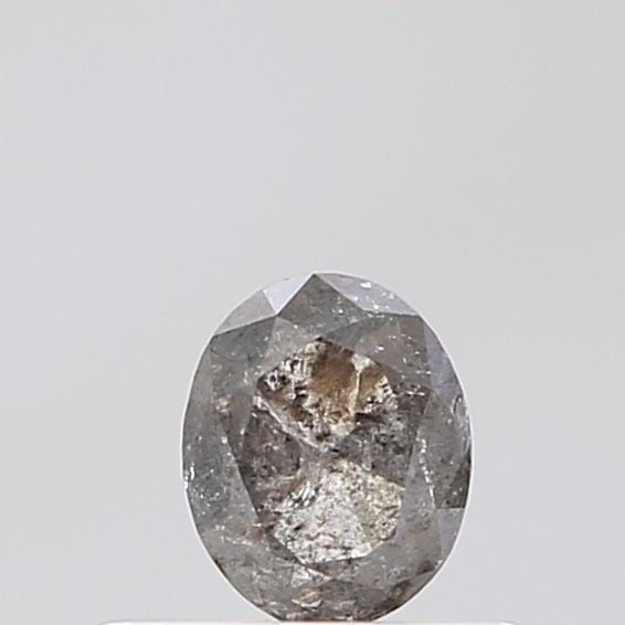 Loose Diamond - OVAL 0.49ct Salt and Pepper VVS2: Loose Diamond - OVAL 0.49ct Salt and Pepper VVS2 Source: Natural Shape: OVAL Carats: 0.49 Color: Salt and Pepper Certification: NONE Video:
