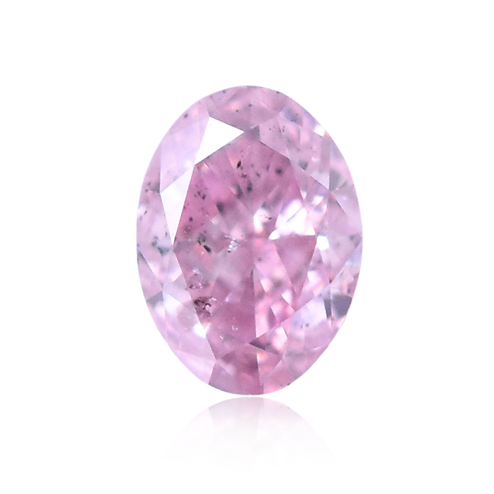 Loose Diamond - OVAL 0.12ct Fancy Intense Purplish Pink: Loose Diamond - OVAL 0.12ct Fancy Intense Purplish Pink Source: Natural Shape: OVAL Carats: 0.12 Color: Fancy Intense Purplish Pink Certification: GIA Video: