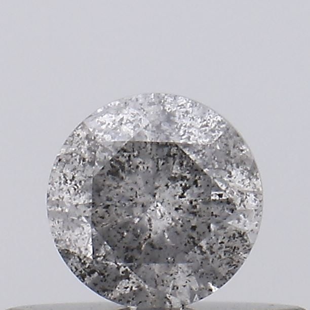Loose Diamond - ROUND 0.34ct Salt and Pepper I3: Loose Diamond - ROUND 0.34ct Salt and Pepper I3 Source: Natural Shape: ROUND Carats: 0.34 Color: Salt and Pepper Certification: NONE Video: