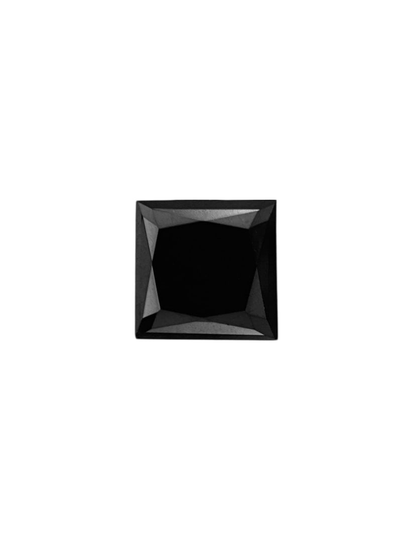 Loose Diamond - PRINCESS 0.35ct Fancy Black VVS2: Loose Diamond - PRINCESS 0.35ct Fancy Black VVS2 Source: Natural Shape: PRINCESS Carats: 0.35 Color: Fancy Black Certification: NONE The Diamond Depot Guarantee: All items in this auction are guarante