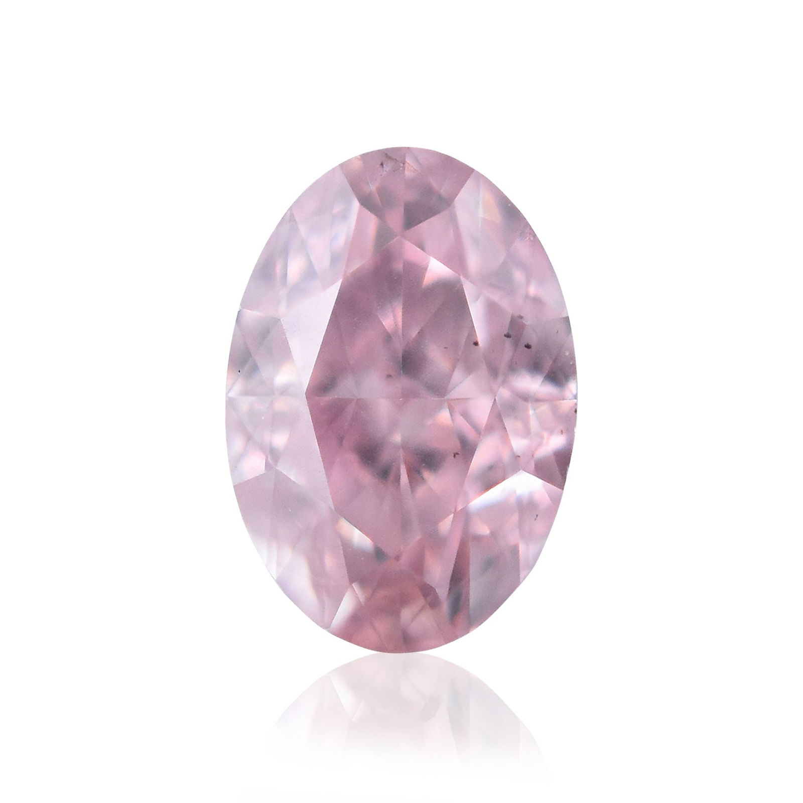Loose Diamond - OVAL 0.18ct Fancy Pink SI1: Loose Diamond - OVAL 0.18ct Fancy Pink SI1 Source: Natural Shape: OVAL Carats: 0.18 Color: Fancy Pink Certification: GIA Video: