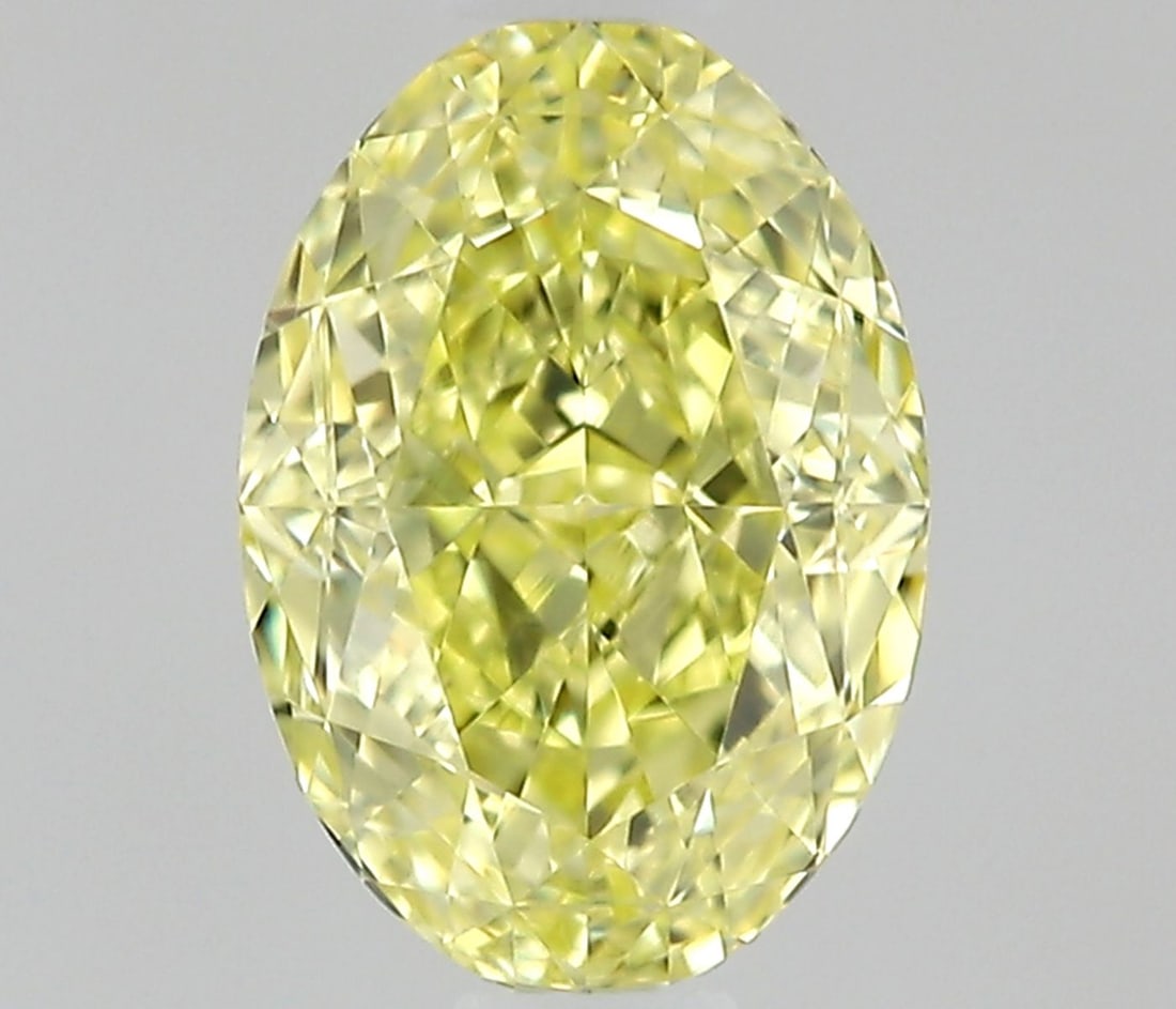Loose Diamond - OVAL 0.4ct Fancy Yellow VS1: Loose Diamond - OVAL 0.4ct Fancy Yellow VS1 Source: Natural Shape: OVAL Carats: 0.4 Color: Fancy Yellow Certification: NONE Video: