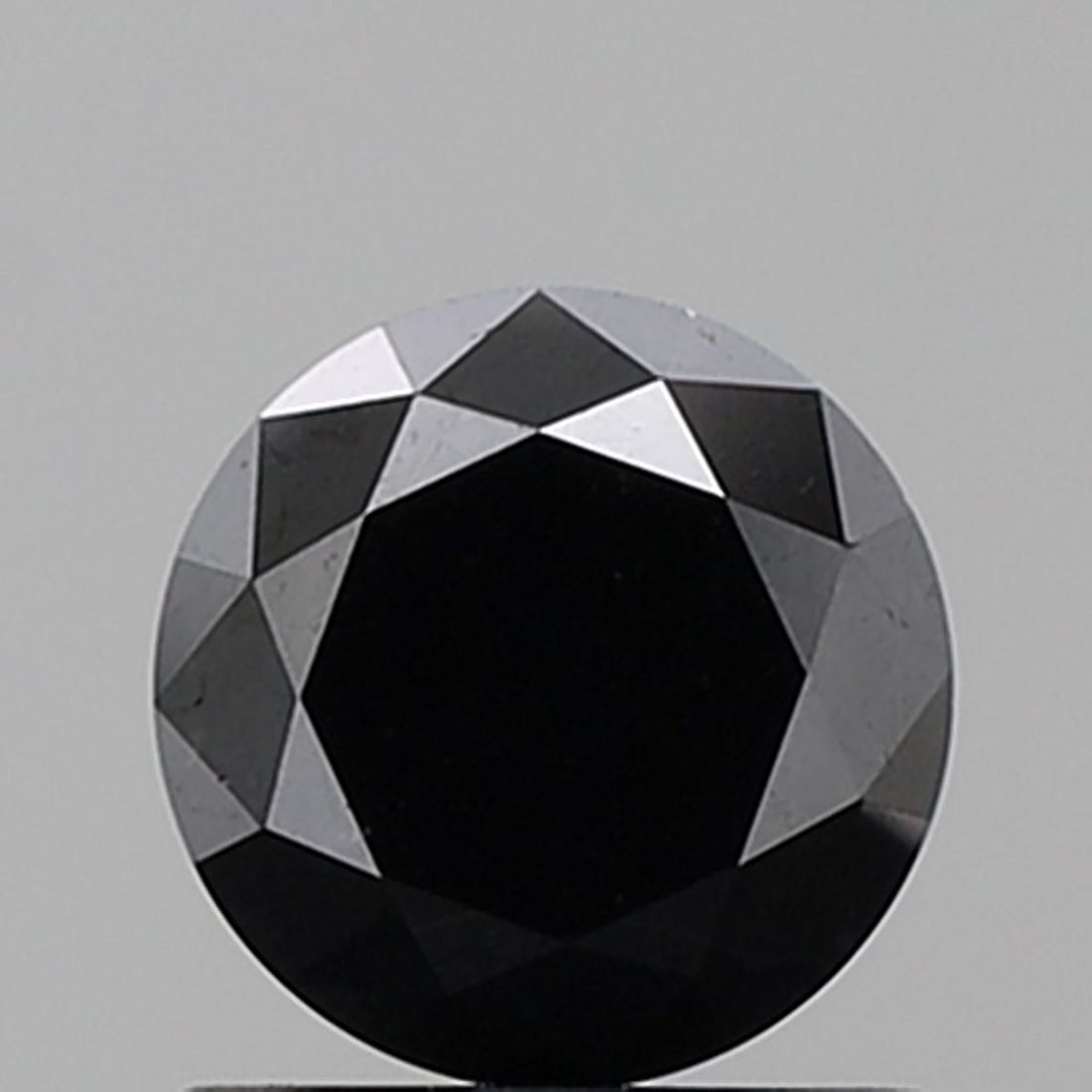 Loose Diamond - ROUND 1.19ct Fancy Black VS1: Loose Diamond - ROUND 1.19ct Fancy Black VS1 Source: Natural Shape: ROUND Carats: 1.19 Color: Fancy Black Certification: NONE Video: