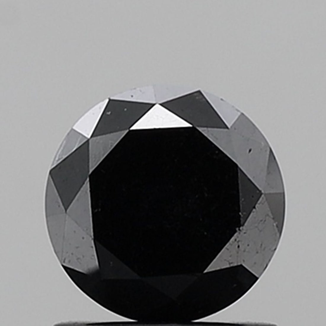 Loose Diamond - ROUND 1.16ct Fancy Black VS2: Loose Diamond - ROUND 1.16ct Fancy Black VS2 Source: Natural Shape: ROUND Carats: 1.16 Color: Fancy Black Certification: NONE Video: