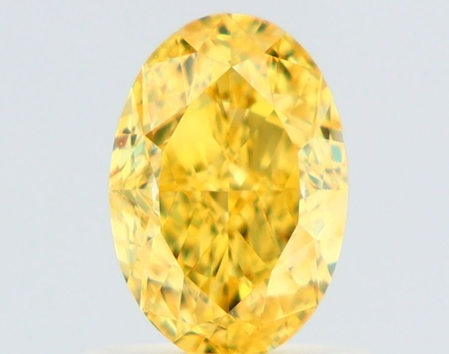 Loose Diamond - OVAL 1.0ct Fancy Vivid Yellow VVS1: Loose Diamond - OVAL 1.0ct Fancy Vivid Yellow VVS1 Source: Natural Shape: OVAL Carats: 1.0 Color: Fancy Vivid Yellow Certification: GIA Video: