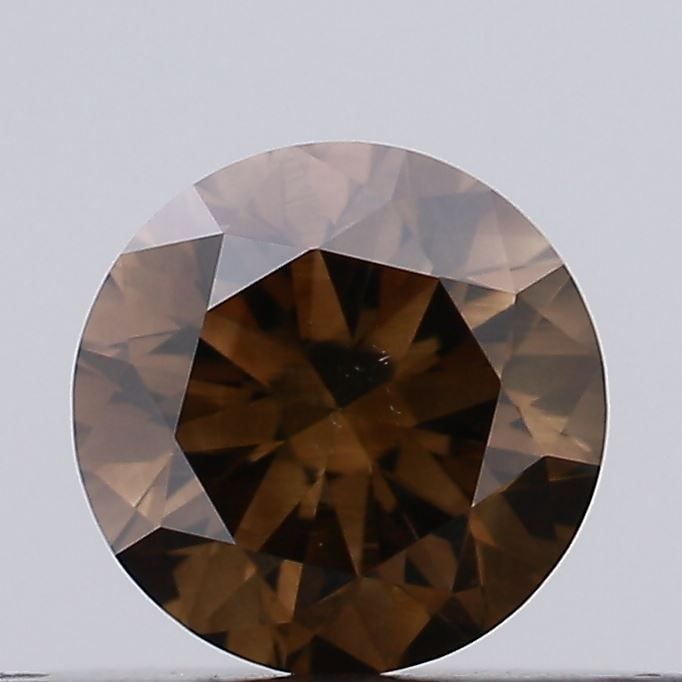 Loose Diamond - ROUND 0.3ct Fancy Brown SI1: Loose Diamond - ROUND 0.3ct Fancy Brown SI1 Source: Natural Shape: ROUND Carats: 0.3 Color: Fancy Brown Certification: NONE Video: