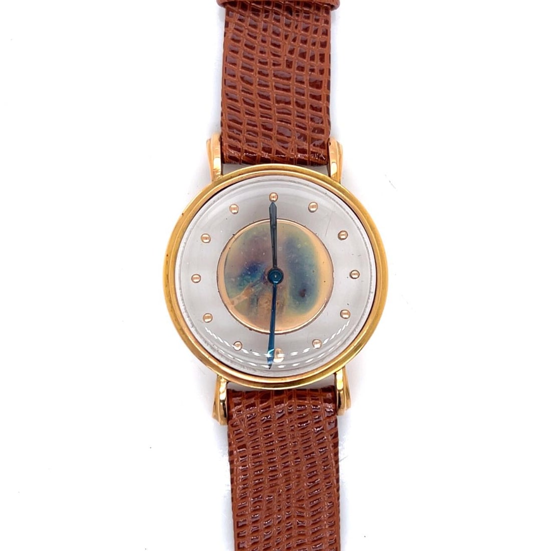18K Yellow Gold Manual Wind Mystery Watch by Jaeger 32mm Case (1 of 5)