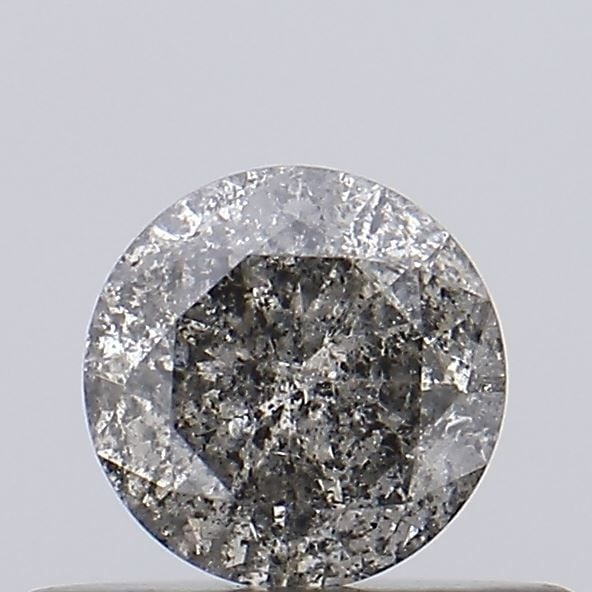Loose Diamond - ROUND 0.32ct Salt and Pepper I3: Loose Diamond - ROUND 0.32ct Salt and Pepper I3 Source: Natural Shape: ROUND Carats: 0.32 Color: Salt and Pepper Certification: NONE Video: