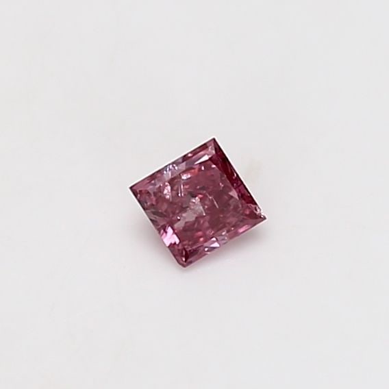 Loose Diamond - PRINCESS 0.12ct Fancy Vivid Pink (1 of 1)