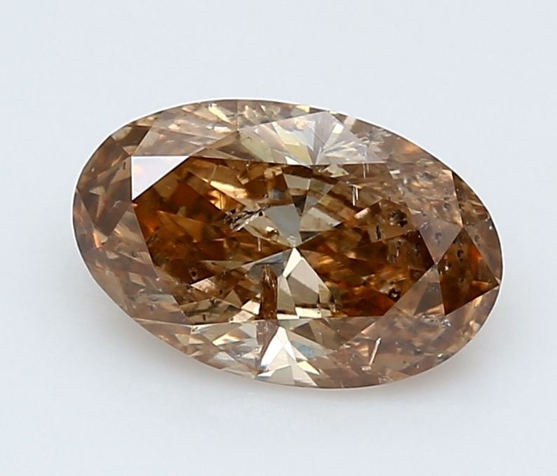 Loose Diamond - OVAL 2.0ct Fancy Brown I1: Loose Diamond - OVAL 2.0ct Fancy Brown I1 Source: Natural Shape: OVAL Carats: 2.0 Color: Fancy Brown Certification: NONE Video: