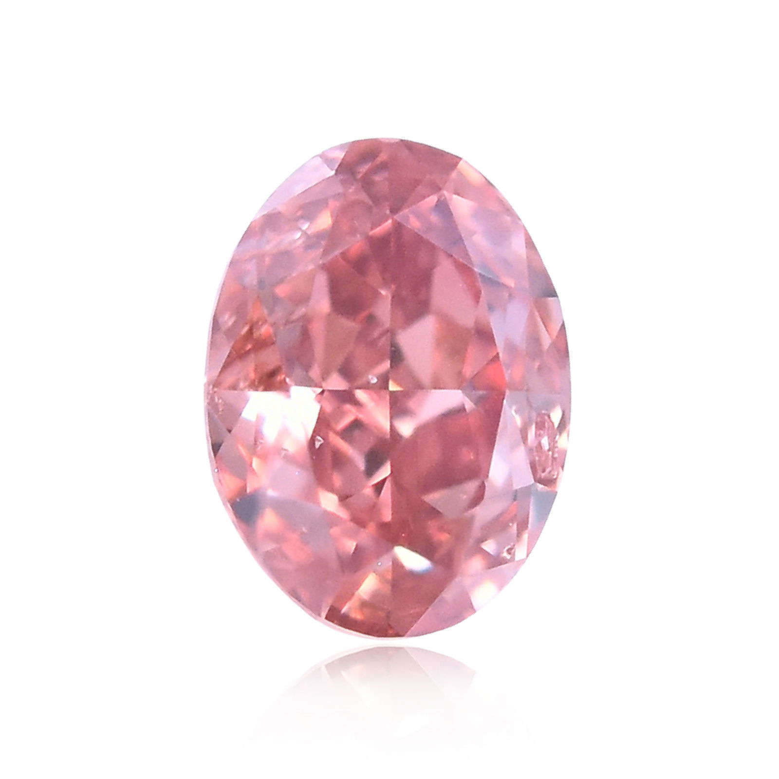 Loose Diamond - OVAL 0.28ct Fancy Deep Orangey Pink I1: Loose Diamond - OVAL 0.28ct Fancy Deep Orangey Pink I1 Source: Natural Shape: OVAL Carats: 0.28 Color: Fancy Deep Orangey Pink Certification: GIA Video: