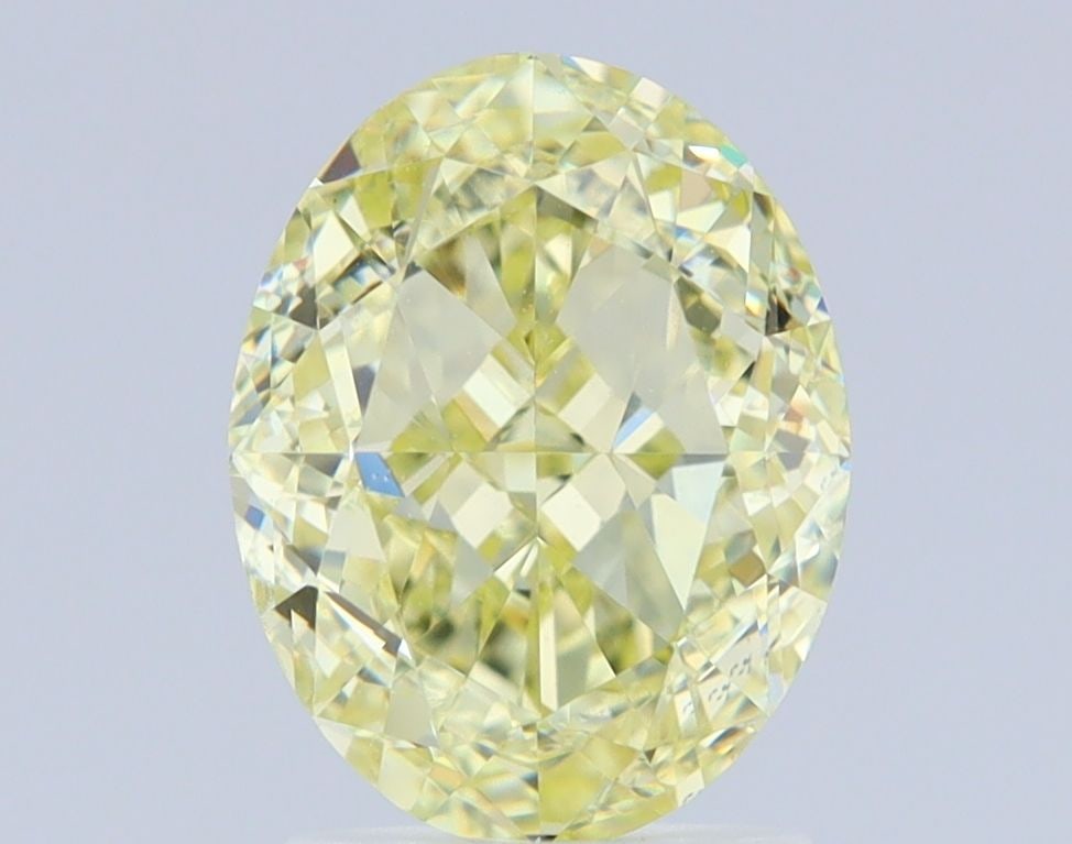 Loose Diamond - OVAL 2.5ct Fancy Light Yellow VS1: Loose Diamond - OVAL 2.5ct Fancy Light Yellow VS1 Source: Natural Shape: OVAL Carats: 2.5 Color: Fancy Light Yellow Certification: GIA Video: