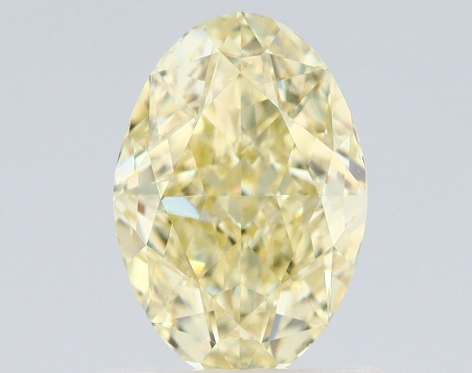 Loose Diamond - OVAL 1.0ct Fancy Light Yellow VS1: Loose Diamond - OVAL 1.0ct Fancy Light Yellow VS1 Source: Natural Shape: OVAL Carats: 1.0 Color: Fancy Light Yellow Certification: GIA Video:
