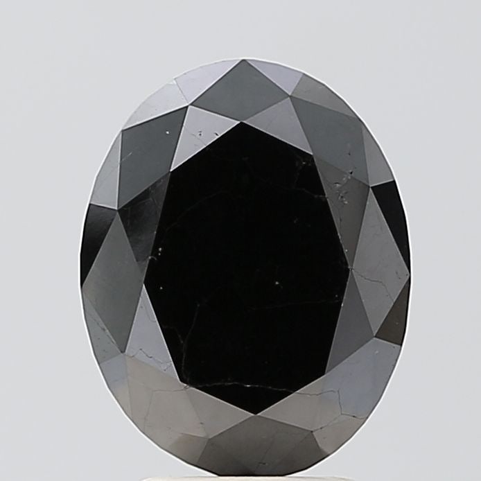 Loose Diamond - OVAL 3.52ct Fancy Black VS2 (1 of 1)