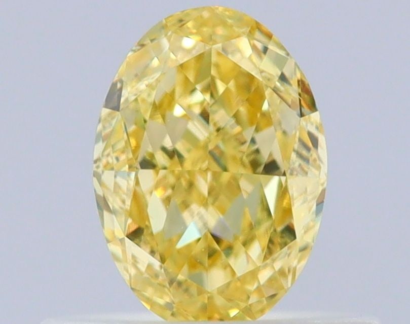 Loose Diamond - OVAL 0.51ct Fancy Intense Yellow VS2: Loose Diamond - OVAL 0.51ct Fancy Intense Yellow VS2 Source: Natural Shape: OVAL Carats: 0.51 Color: Fancy Intense Yellow Certification: GIA Video: