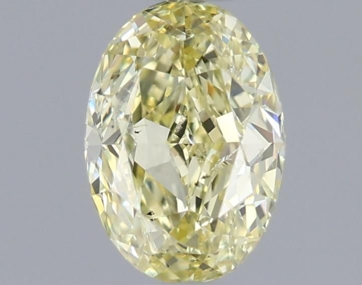 Loose Diamond - OVAL 0.51ct Fancy Light Yellow SI1: Loose Diamond - OVAL 0.51ct Fancy Light Yellow SI1 Source: Natural Shape: OVAL Carats: 0.51 Color: Fancy Light Yellow Certification: GIA Video: