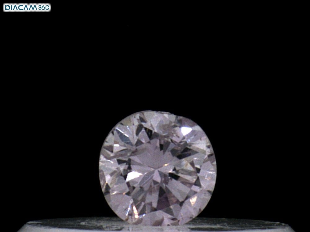Loose Diamond - ROUND 0.08ct Fancy Light Purplish Pink I1: Loose Diamond - ROUND 0.08ct Fancy Light Purplish Pink I1 Source: Natural Shape: ROUND Carats: 0.08 Color: Fancy Light Purplish Pink Certification: GIA Video: