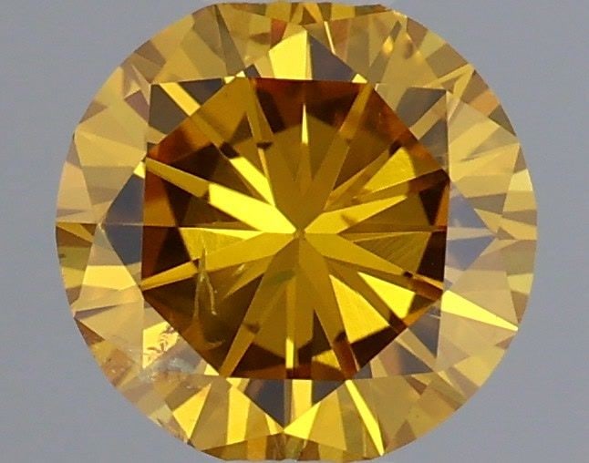 Loose Diamond - ROUND 0.41ct Fancy Vivid Orange Yellow: Loose Diamond - ROUND 0.41ct Fancy Vivid Orange Yellow Source: Natural Shape: ROUND Carats: 0.41 Color: Fancy Vivid Orange Yellow Certification: GIA Video: