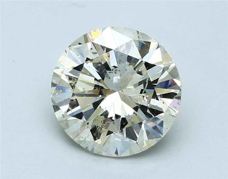 Loose Diamond - ROUND 4.04ct N-O SI2: Loose Diamond - ROUND 4.04ct N-O SI2 Source: Natural Shape: ROUND Carats: 4.04 Color: N-O Certification: HRD Video: