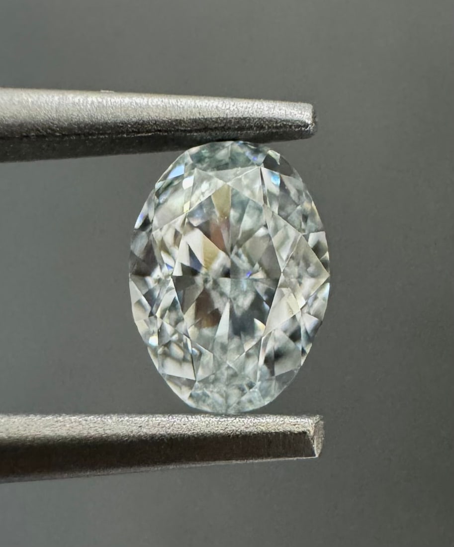 Loose Diamond - OVAL 0.29ct Fancy Light Greenish Blue VS1 (1 of 1)