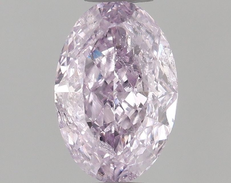 Loose Diamond - OVAL 0.5ct Fancy Pinkish Purple I2: Loose Diamond - OVAL 0.5ct Fancy Pinkish Purple I2 Source: Natural Shape: OVAL Carats: 0.5 Color: Fancy Pinkish Purple Certification: GIA Video: