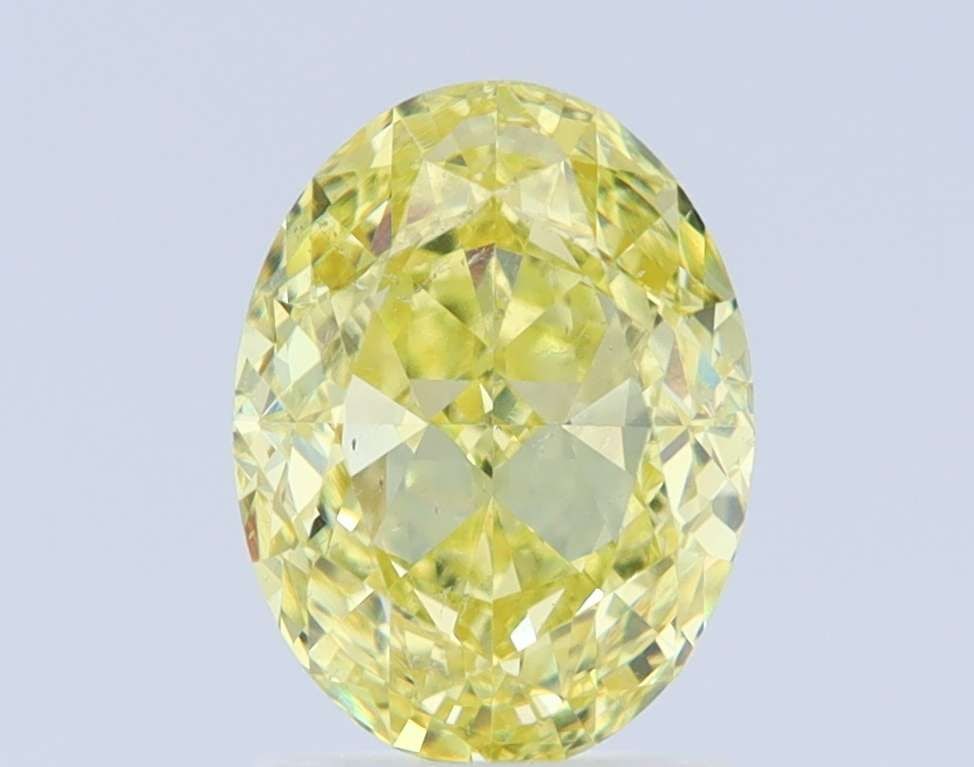 Loose Diamond - OVAL 2.01ct Fancy Intense Yellow SI1: Loose Diamond - OVAL 2.01ct Fancy Intense Yellow SI1 Source: Natural Shape: OVAL Carats: 2.01 Color: Fancy Intense Yellow Certification: GIA Video: