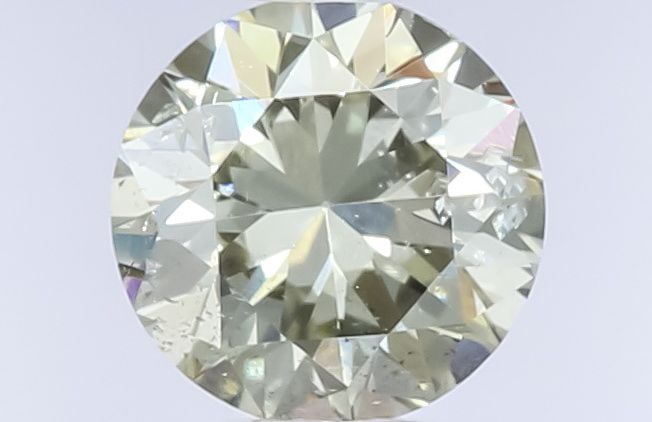 Loose Diamond - ROUND 0.57ct Fancy Light Grayish Greenish Yellow: Loose Diamond - ROUND 0.57ct Fancy Light Grayish Greenish Yellow Source: Natural Shape: ROUND Carats: 0.57 Color: Fancy Light Grayish Greenish Yellow Certification: GIA Video: