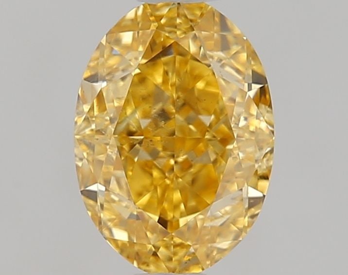 Loose Diamond - OVAL 1.0ct Fancy Intense Orange Yellow SI2: Loose Diamond - OVAL 1.0ct Fancy Intense Orange Yellow SI2 Source: Natural Shape: OVAL Carats: 1.0 Color: Fancy Intense Orange Yellow Certification: GIA Video: