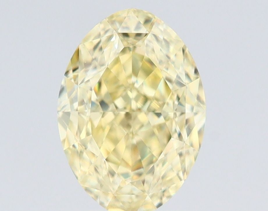 Loose Diamond - OVAL 1.04ct Fancy Light Yellow VVS1: Loose Diamond - OVAL 1.04ct Fancy Light Yellow VVS1 Source: Natural Shape: OVAL Carats: 1.04 Color: Fancy Light Yellow Certification: GIA Video: