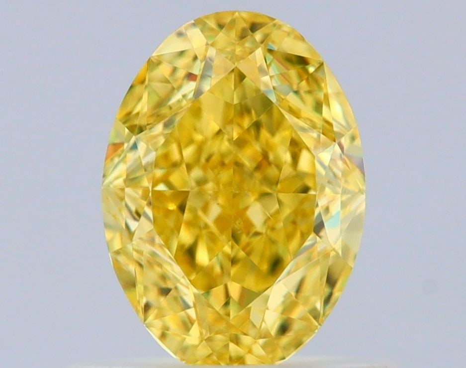 Loose Diamond - OVAL 0.8ct Fancy Vivid Yellow VS2: Loose Diamond - OVAL 0.8ct Fancy Vivid Yellow VS2 Source: Natural Shape: OVAL Carats: 0.8 Color: Fancy Vivid Yellow Certification: GIA Video: