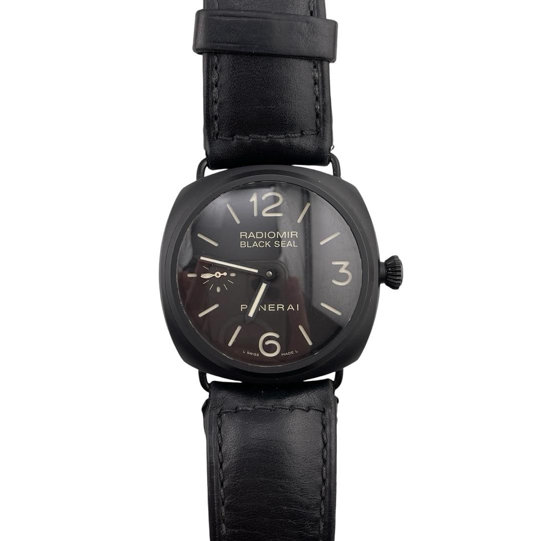 Panerai Radiomir Black Seal PAM00292 Ceramic Watch Leather Papers 2012 (1 of 2)